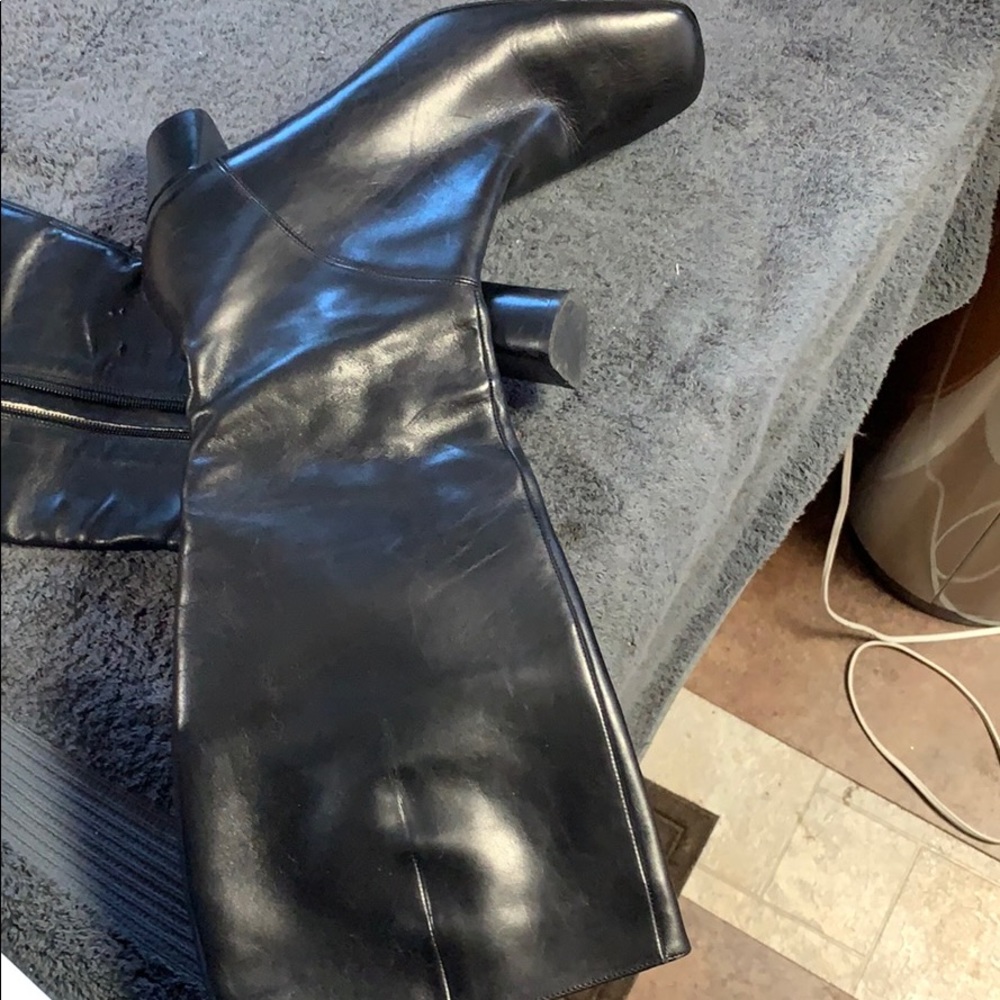 Via Spiga black all leather Boots